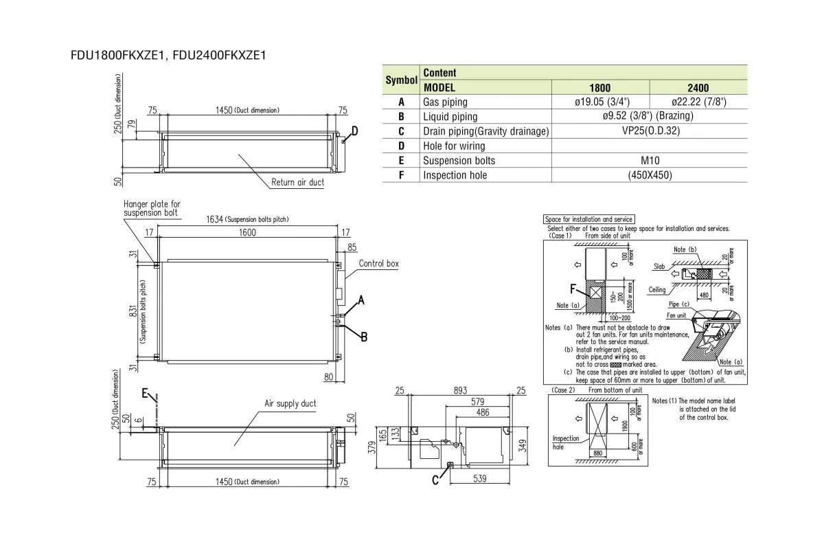 Schema tehnică FDU2400FKXZE1