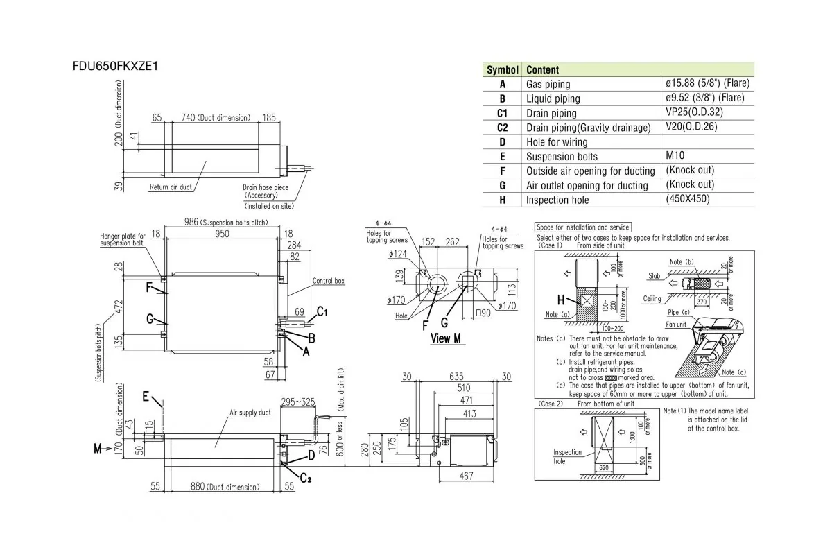 Schema tehnică FDU650FKXZE1