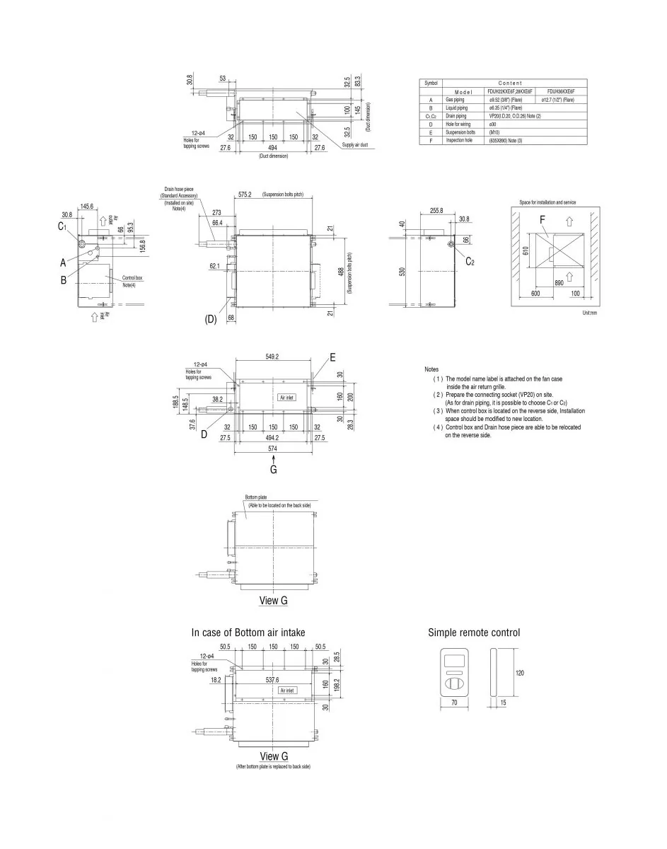 Schema tehnică FDUH28KXE6F