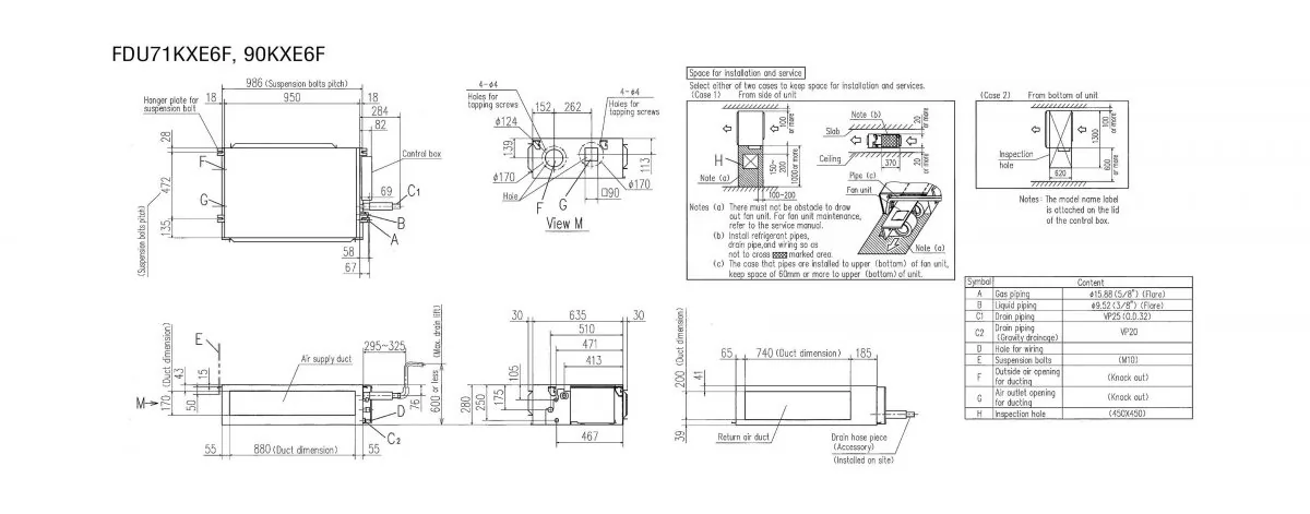 Schema tehnică FDU71KXE6F