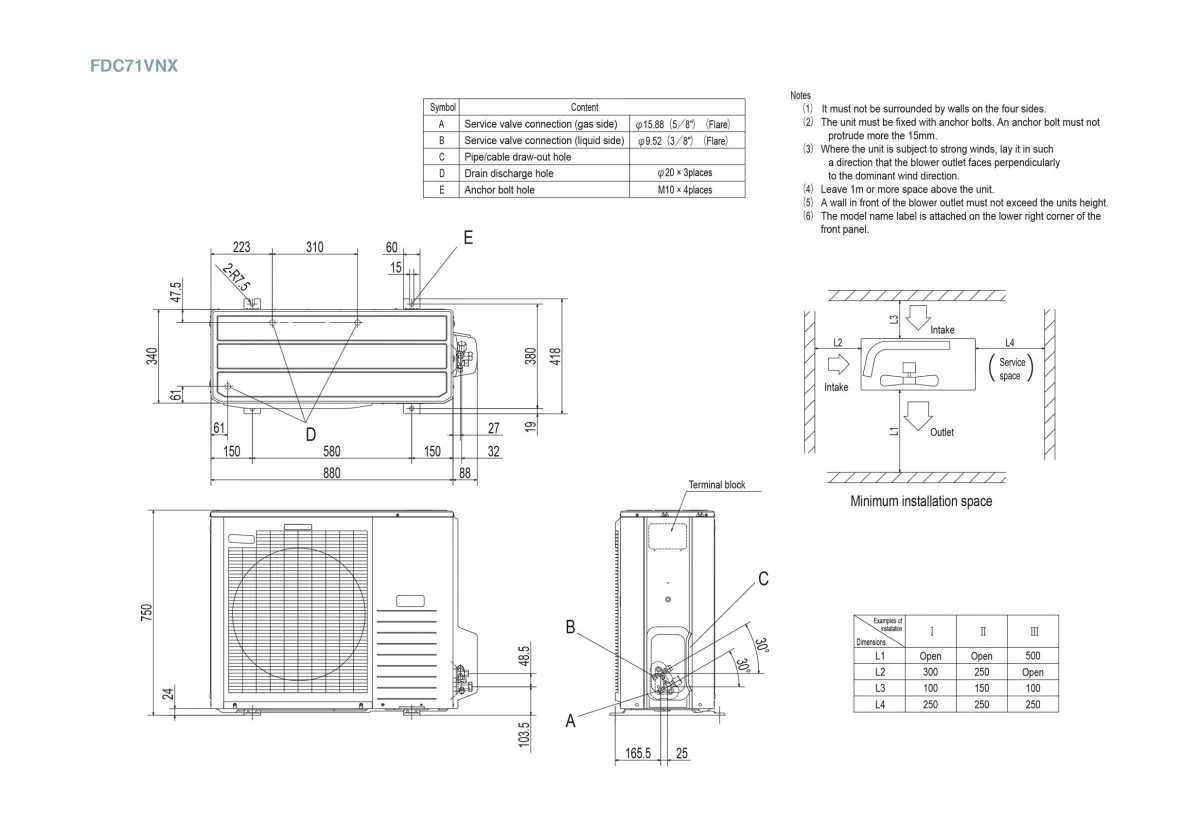 Schema tehnică FDT71VNXVH