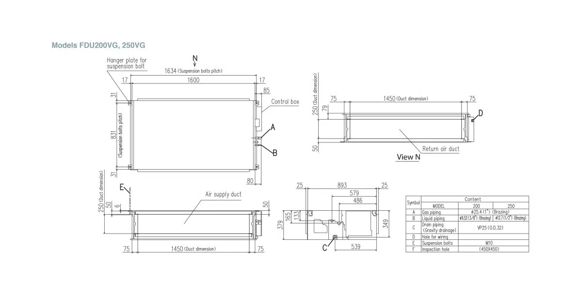 Schema tehnică FDU200VSAVG
